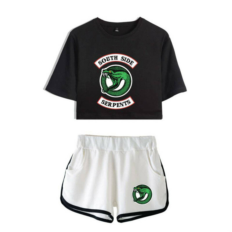 2020 Riverdale Southside Tshirt Riverdale Shirt Shorts Suits Spor South Side Riverdale Sets Clothing Women Girls Running shirt