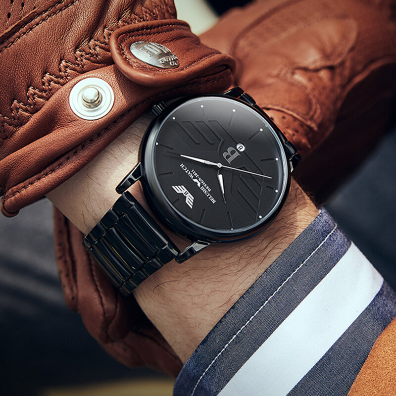 Belushi men watch 2021 novos relógios à prova dwaterproof água para o homem quartzo relógios de pulso relógio de mão para o homem luxo produtos dropshipping