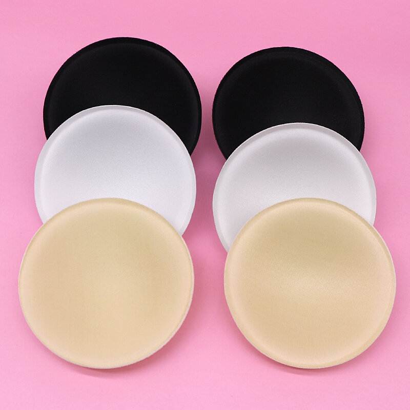 50-10Pair Removeable Bra Pad Breast Enhancer Round Shape Chest Push Up Insert Bikini Swimsuit Foam Pads Padding Accessories