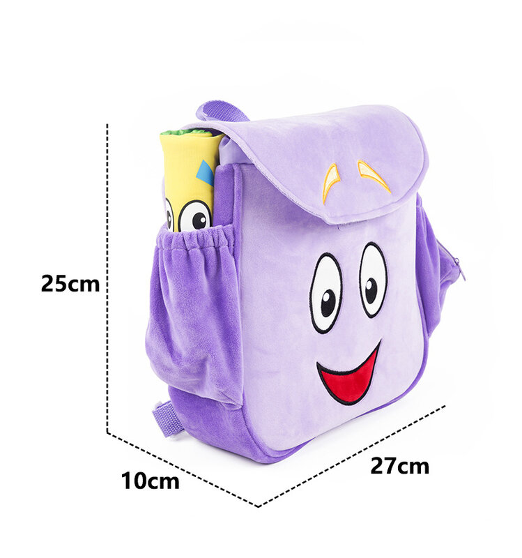 Dora the Explorer pluszowa lalka plecak szkolny buty Swiper miękki pluszowy pluszowa lalka lalki torba ratunkowa z gwiazdami mapy świąteczny prezent dla dzieci