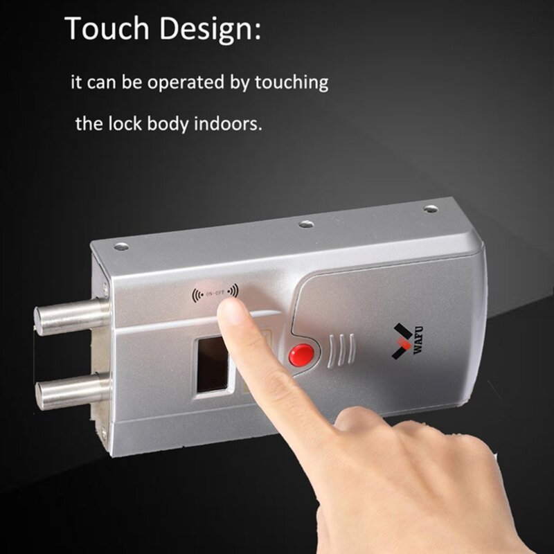 WAFU 011A Smart Lock Tuya Locks Wifi Bluetooth Lock Fingerprint Lock Phone Control Remote Control Finger Touch Invisible Lock