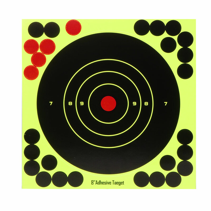 Hot 5pcs Splash Flower Target Adhesive Reactivity Shoot Target Aim For Gun Rifle Pistol Binders Human Nature Hunting Training