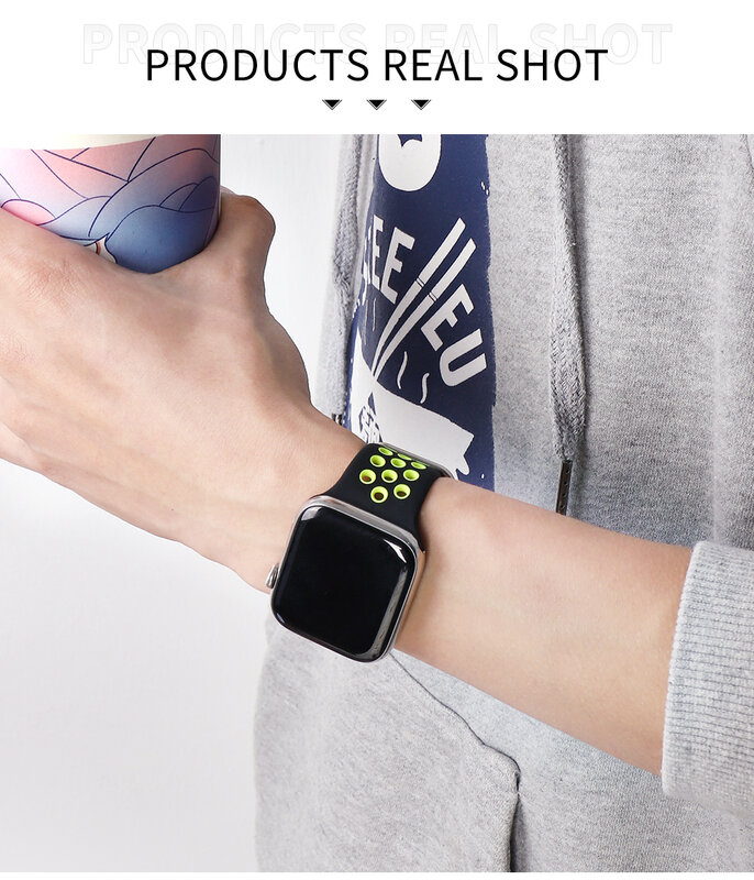 Pulseira para apple relógio banda se 40mm 44mm/42mm/38mm acessórios cinto de silicone pulseira esportiva iwatch série 6 se 5 4 3 21 pulseira