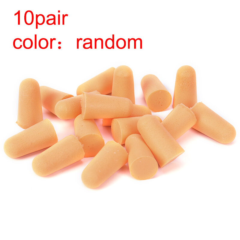 20Pcs/1Pc Soft Ear Plugs Waterproof Silicone Diving Swimming Earplugs Protective For Sleep Comfort Earplugs  Noise Reduction