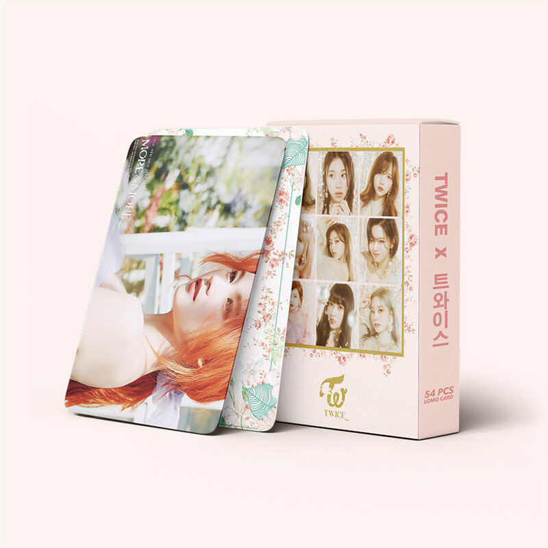 54 Pcs / Set Kpop TWICE ITZY MAMAMOO Lomo Card HD Print High Quality Photocard Photo Album Poster Card Packaging Fans Gift