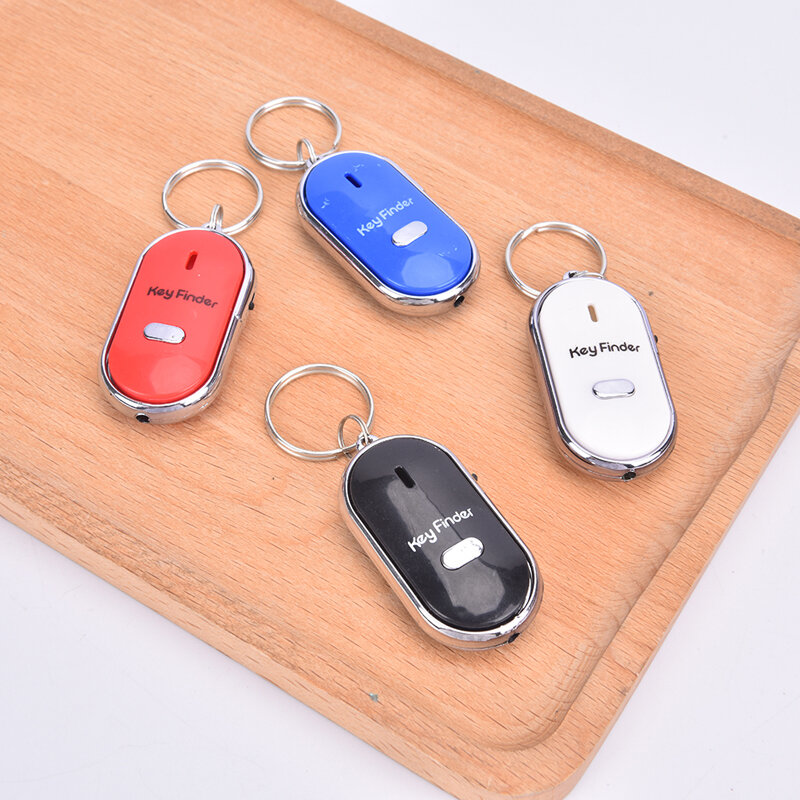 Smart Key Finder Anti-verloren Sensor Keychain Tracker LED Mit Pfeife Klatschen Locator