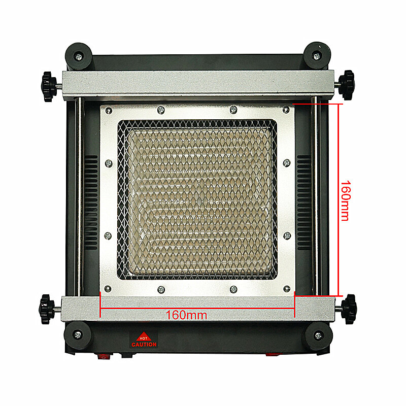 GORDAK – Station de préchauffage à infrarouge 853 W, 605W, pour dessouder les PCB, BGA ESD, machine de retouche avec chauffage 120x mm