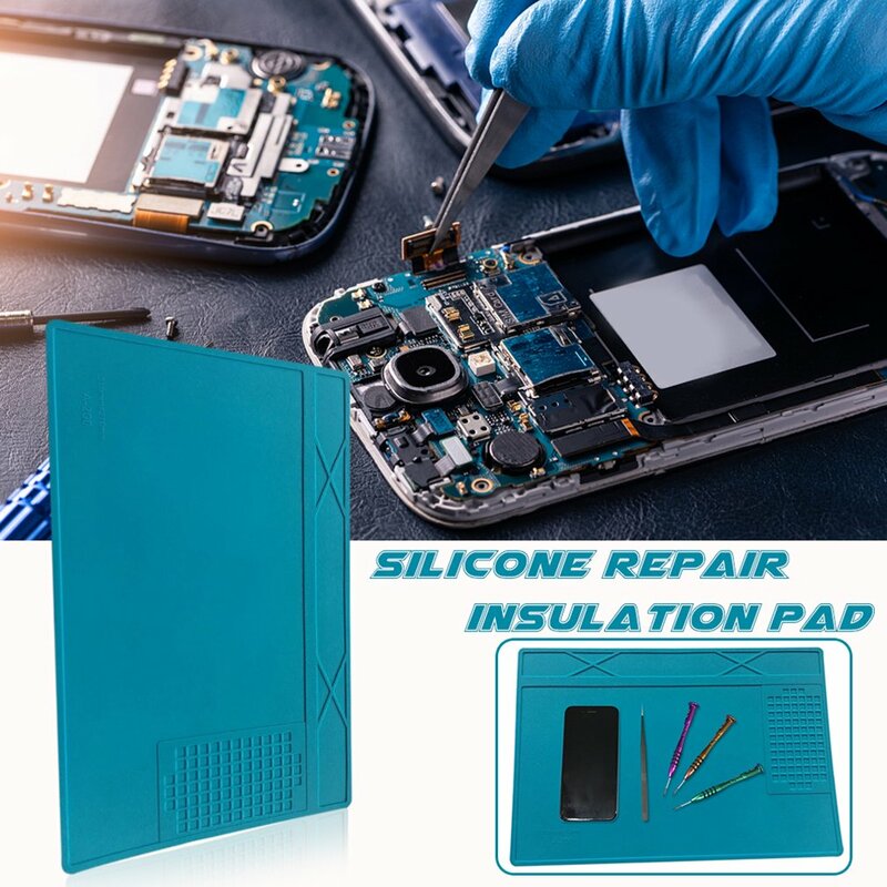 Lassen Pad Warmte Isolatie Pad Reparatie Tools Onderhoud Platform Bureau Mat Hittebestendige Soldeerstation Siliconen