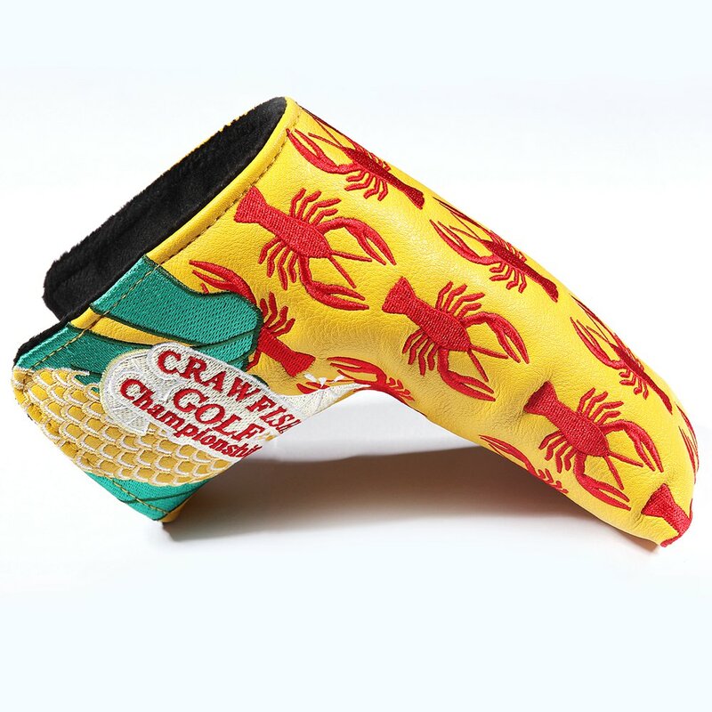 SHABIER Crawfish Golf Putter Abdeckung Headcover für Klinge Golf Putter Kopf Abdeckung