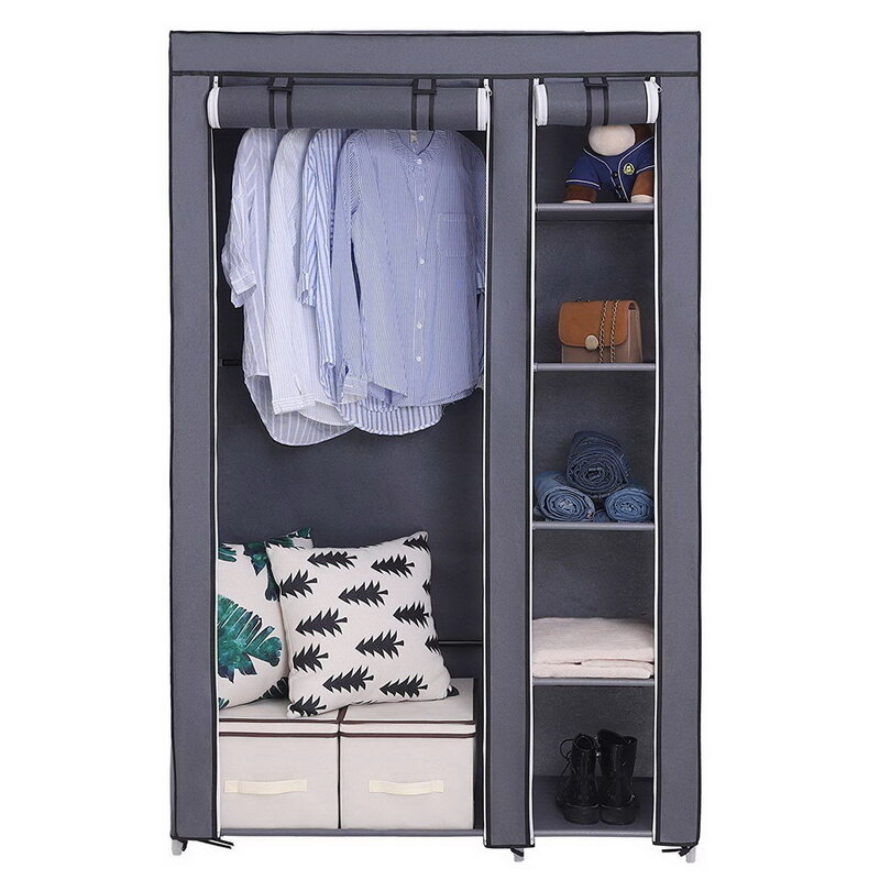 Dustproof Moistureproof Furniture DIY Non-woven Fold Closet Portable Storage Cabinet Multifunction  Simple Cloth Wardrobe