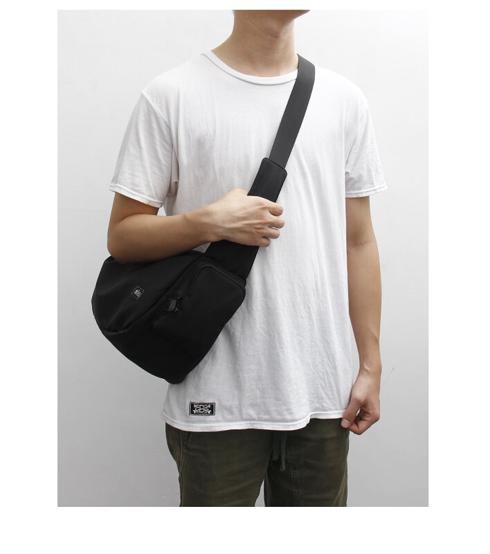 Sac à bandoulière en tissu Nylon pour hommes, Style japonais, mode unisexe, sac à bandoulière étanche, sac de Sport grande capacité, sac de voyage