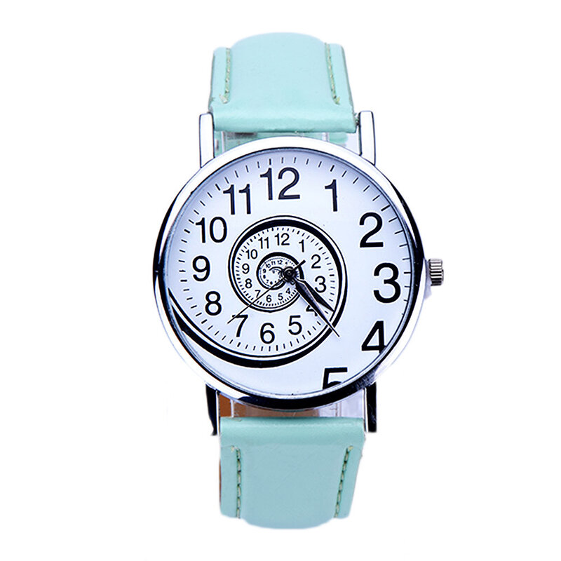 Relógio feminino de quartzo com estampa de personalidade, relógio de pulso fashion quartz