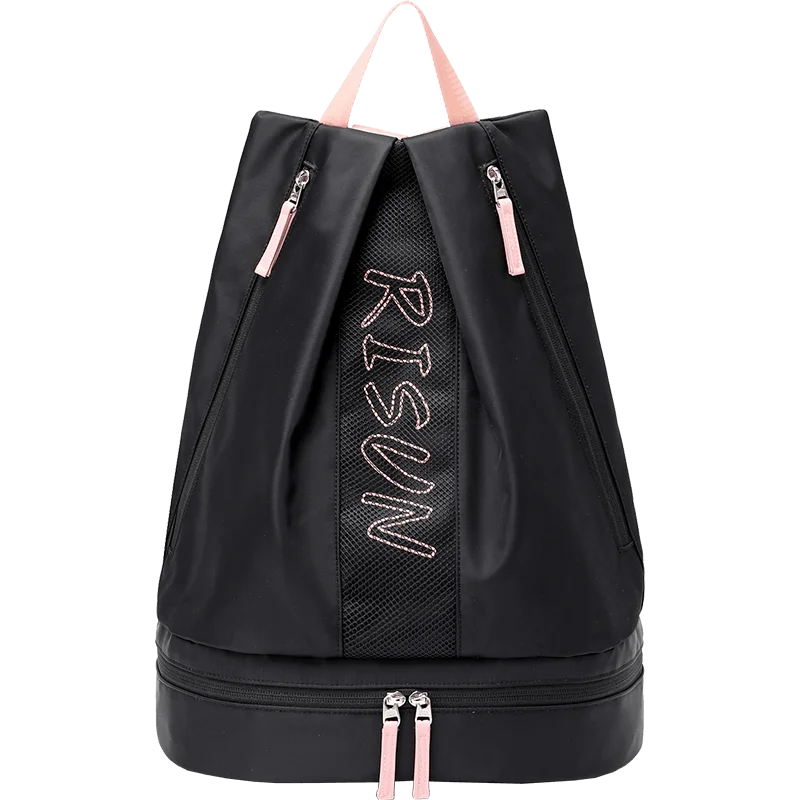 2021 saco de bagagem de viagem sacos de ginásio impermeável poliéster esportes mochila para mulheres yoga natação seco-molhado separação saco