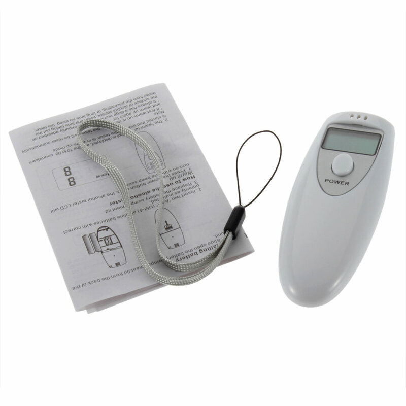 Analizador de aliento de Alcohol Digital de bolsillo, Detector de alcoholímetro, prueba de prueba, PFT-641, pantalla LCD, promoción
