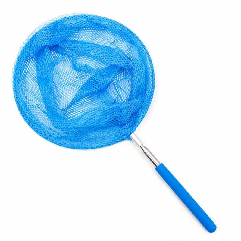 Colorful Extendable Lightweight Children's Butterfly Net Kids Fishing Net Insect Catch Mesh Telescopic