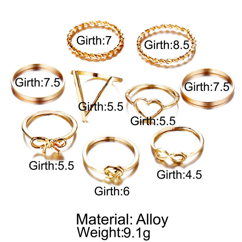 IF ME 30pcs/set Vintage Punk Gold Ring Set for Women Men Fashion Retro Antique Finger Ring Fashion Party Jewelry Lot 2019 NEW