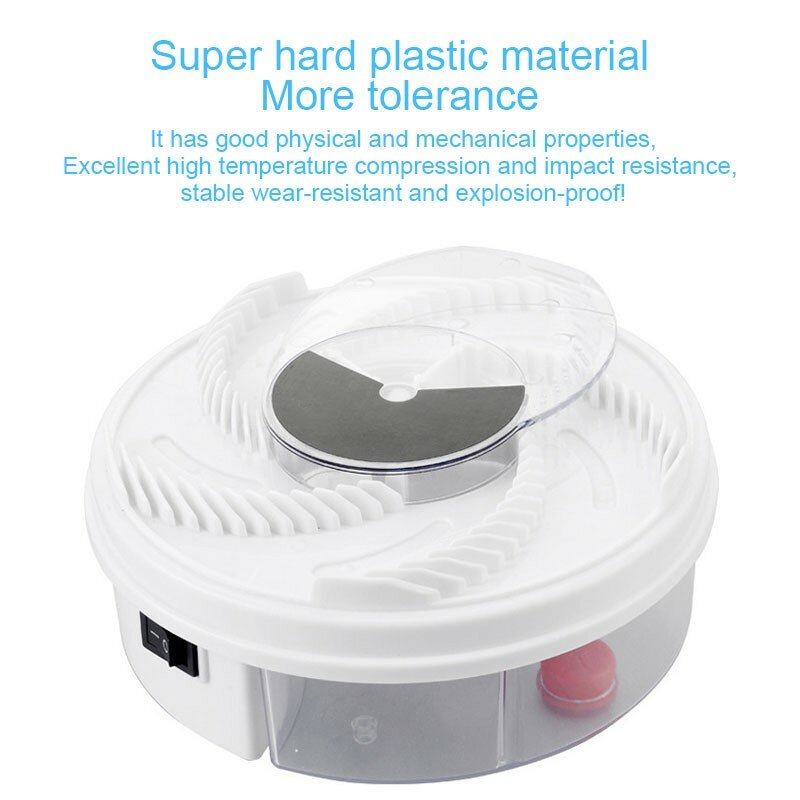 USB Electric Fly Trap Device Flycatcher Automatic Trapping Food Fly Fly Catcher Insect Pest Flytrap Kitchen Home Type Fly Trap