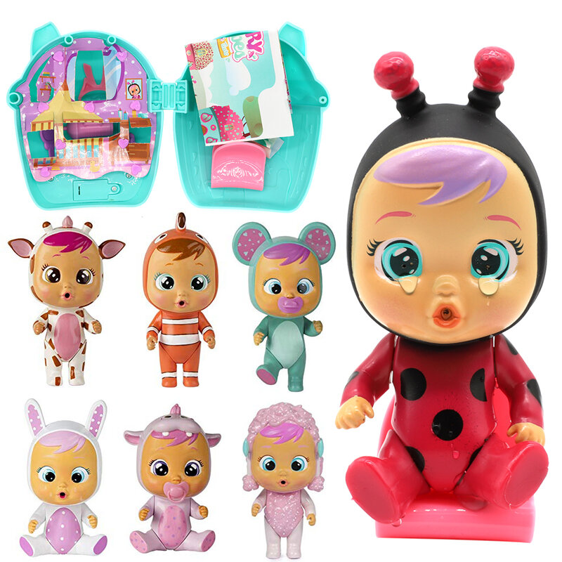 Novo 6Pcs/set Cry Babies Magic Lágrimas Figuras De Ação Brinquedos Infantil Para Meninas Presente De Aniversário