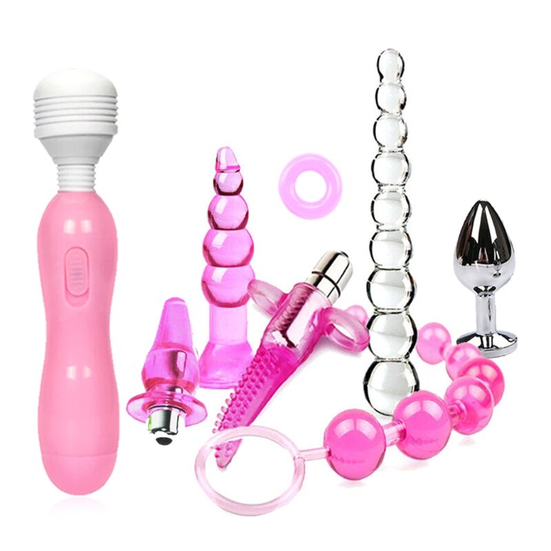 1 Set Butt Plug Women Manual Stimulation Adult Vibrator Masturbating Pleasure Sex Toy for Couples