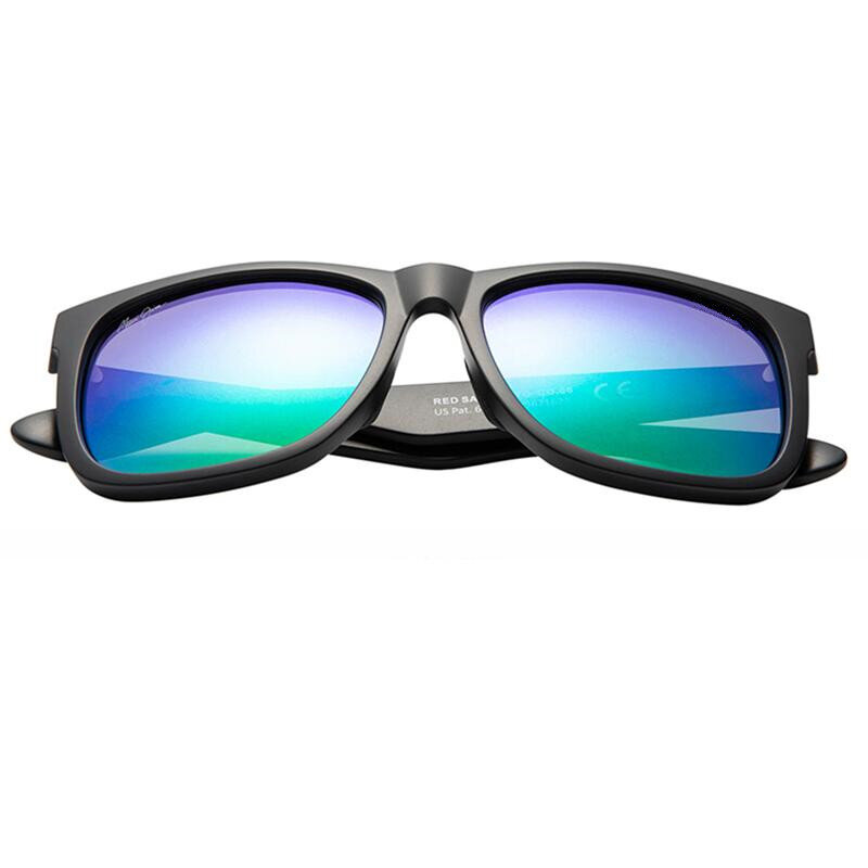 Maui Jim-gafas de sol polarizadas para hombre, lentes de sol polarizadas con diseño de marca masculinas de arena roja, cuadradas, deportivas