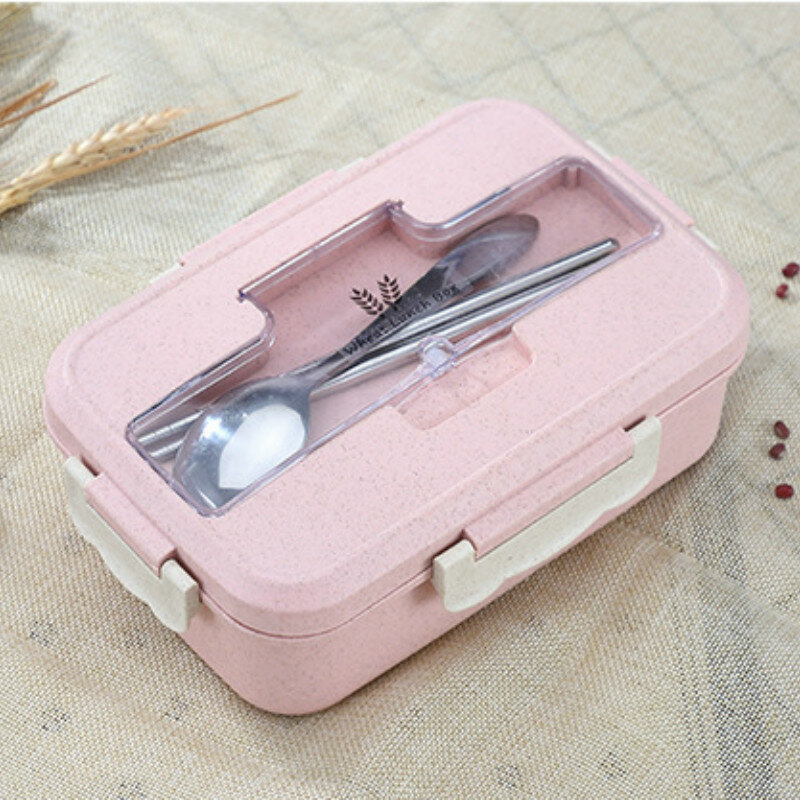 Microwave Lunch Box Japanese Style for School Kids Children Insulated  Food Storage Container Office Cute Portable Bento Box