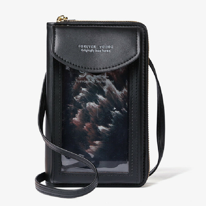 Модная Прозрачная женская сумка на плечо, летняя маленькая красная сумочка для телефона, карманные сумки через плечо для мам, брендовая Рос...