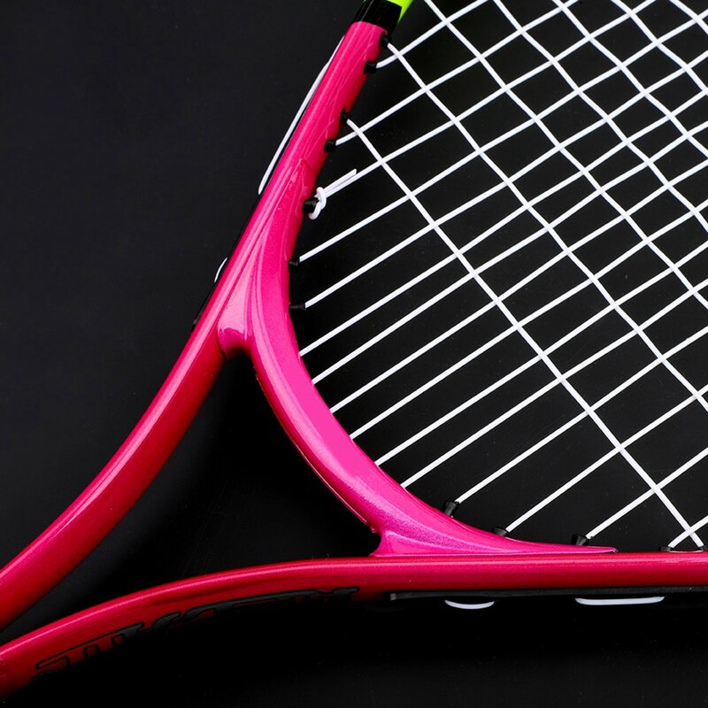 Прочная ракетка для одного тенниса, Детская тренировочная ракетка, специальная Теннисная ракетка из алюминиевого сплава для подростков