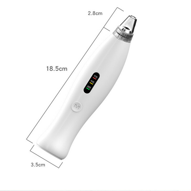 Daily Use Vacuum Blackhead Remover With 4 Head Nose T Zone Pore Acne Pimple Deep Cleanser Electric Facial Beauty Clean Skin Tool