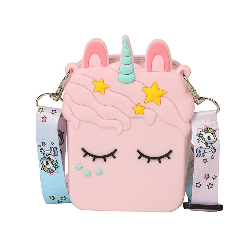 Cartoon Children's Mini Purses and Handbags Cute Animal Crossbody Bags for Kids Girls Small Coin Pouch Little Girl Party Purse