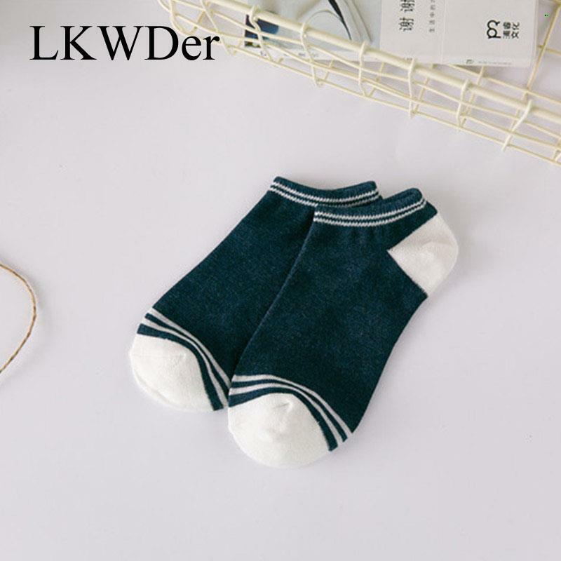 Calcetines cortos informales de algodón para mujer, calcetín cómodo y transpirable, estilo coreano, japonés, 5 unidades