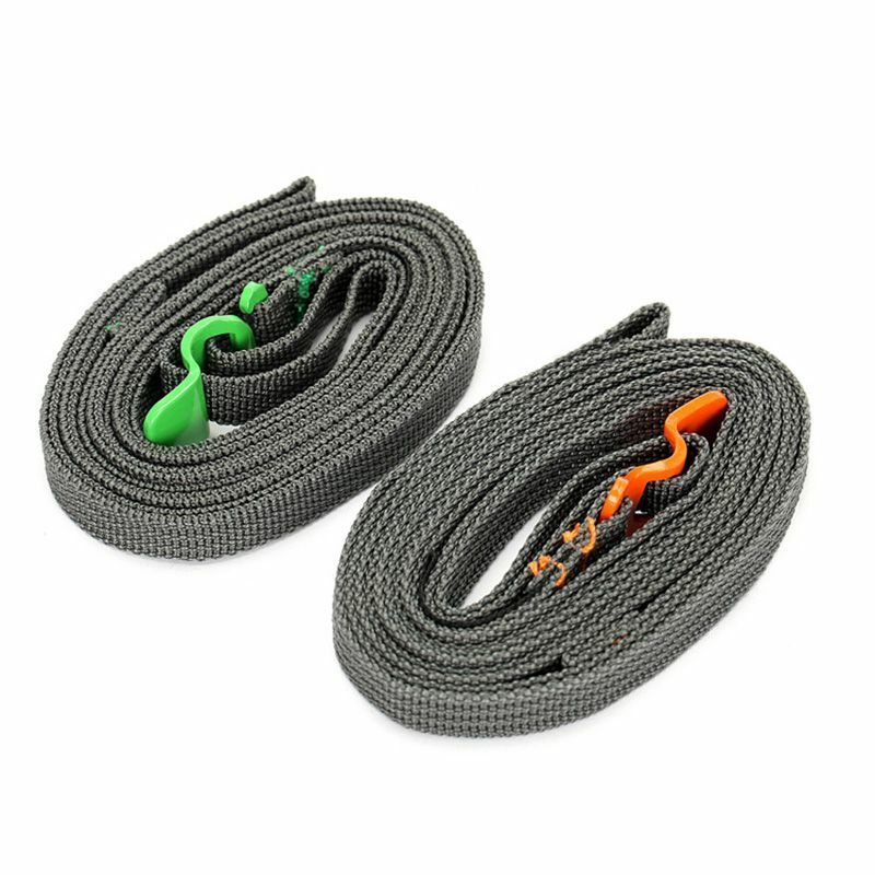 Novas ferramentas de viagem ao ar livre cintas cabo fita corda amarrada puxar bagagem cinta gancho inoxidável