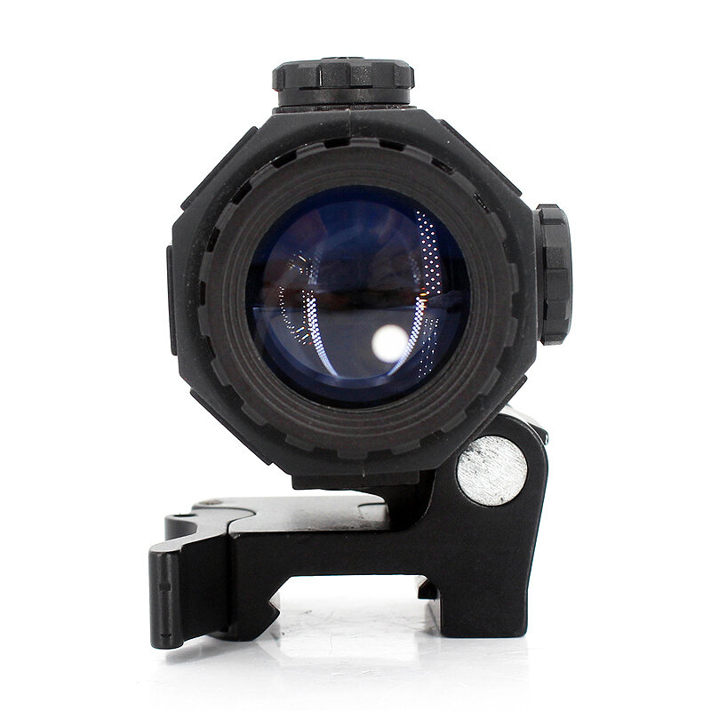 Airsoft Tactical G43 Zoom Scope Sight dengan Switch To Side OST QD Mount Fit untuk 20Mm Rail Us Flag Marking
