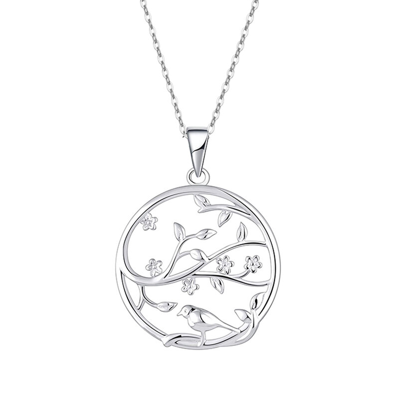 SODROV – collier arbre de vie en argent sterling 925 pour femmes, chaîne avec pendentif, 925
