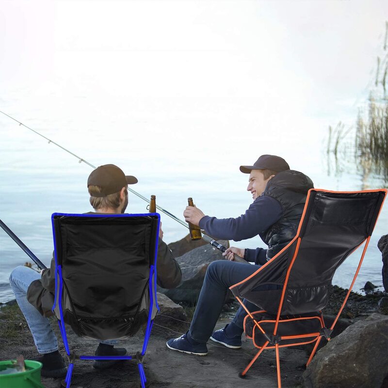 Cadeira portátil de acampamento ao ar livre, cadeira dobrável e de tecido oxford, alongar, acampamento, para pesca, festival, piquenique, praia, ultraleve