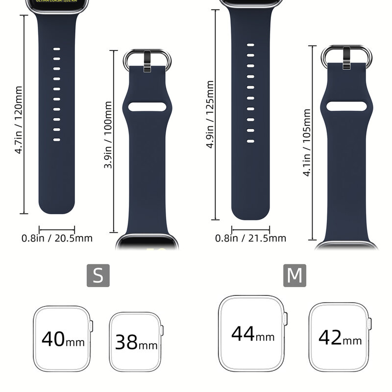 Sport Band untuk Apple Watch Strap 38Mm 42Mm Correa Iwatch 4/5 Band 44Mm 40Mm Lembut Silicone Gelang gelang Apple Watch 3 2 1
