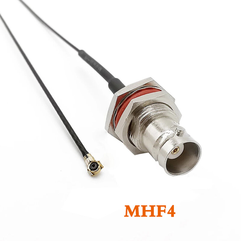 7-30CM BNC do MHF4 IPEX U.FL 0.81 rozszerzenie Adapter przewodu BNC żeńskie gniazdo grodziowe do IPX IPEX U.FL MHF4 RF kabel ze zworką kabel