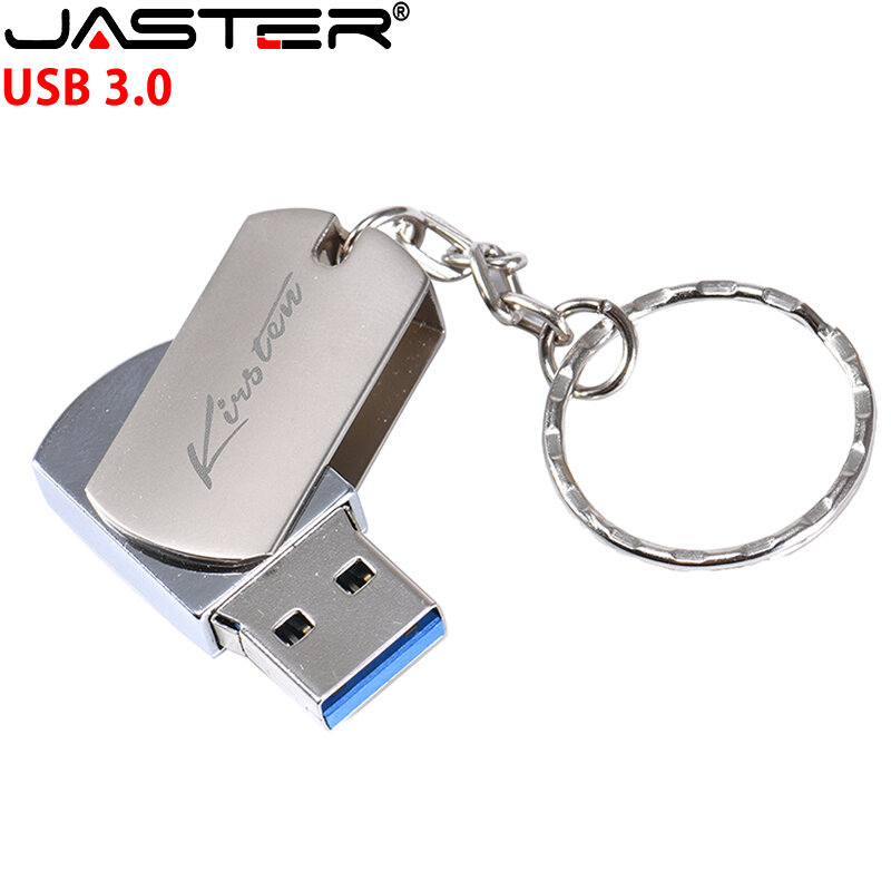 JASTER Portable Metal usb flash drive Pendrive 64GB 32GB 16GB 4GB pen drive mini flash USB memory stick gift Custom logo
