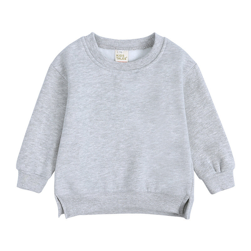 男の子と女の子の赤ちゃんのためのフード付きスウェットシャツ,韓国のセーター,厚手のフリーススウェットシャツ,子供服2021