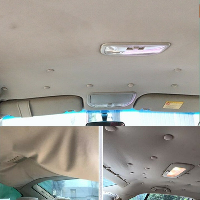 Bouchon de vis de fixation au plafond intérieur en tissu, pour Volvo XC90 XC60 S90 S60 V70 S40 V70 Jeep Renegade Wrangler JK Grand Cherokee