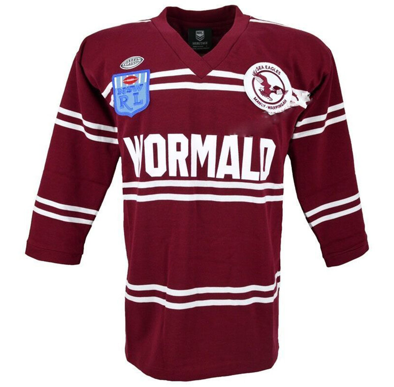 1987 Manly Warringah Sea Eagles Retro Jersey RUGBY JERSEY