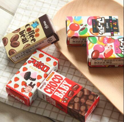 April Du 5 pezzi giapponese Baby Kids meji chocolate toy 52 g/pz