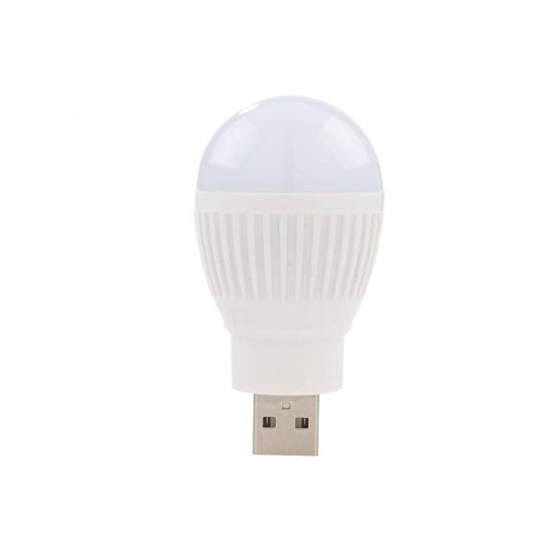 Mais novo mini usb led luz portátil 5v 5w lâmpada de poupança energia bola para portátil soquete usb md7