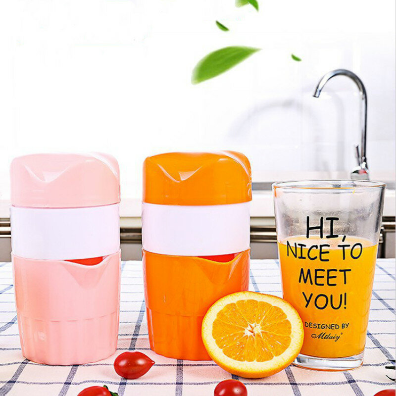 Manuelle Entsafter Orange Lemon Fruit Squeezer Entsafter Maschine Tragbare 300ML Entsafter Cup Outdoor Obst Entsafter Küche Obst Werkzeug