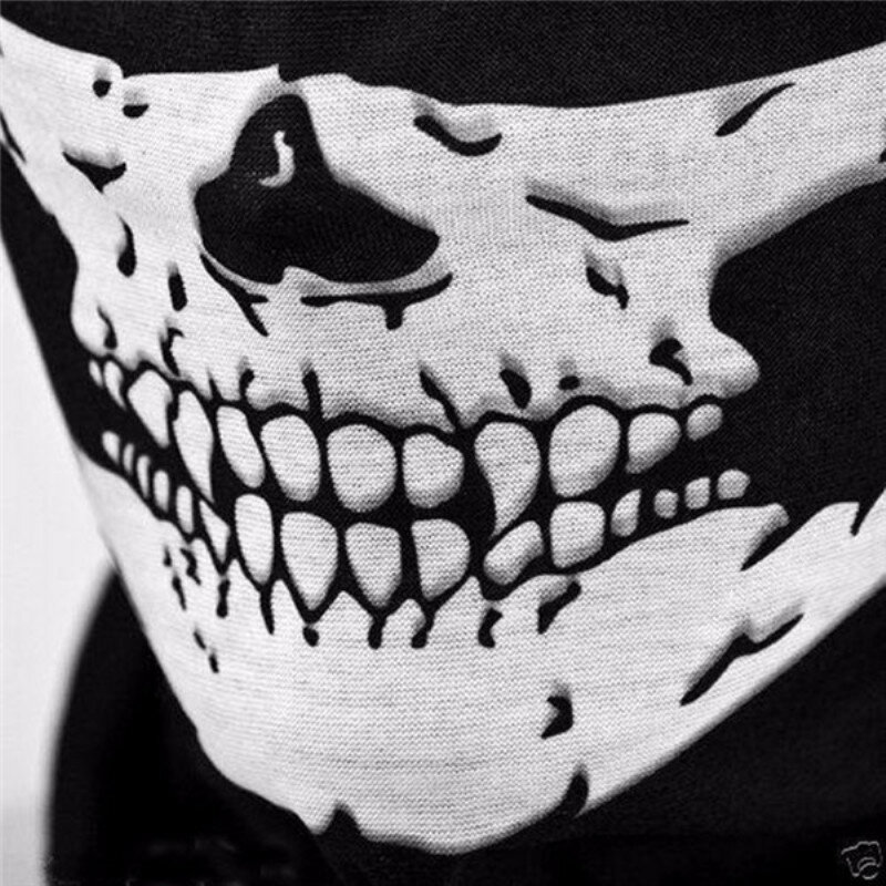 Головной убор на Хэллоуин Бандана Маска для лица страшный череп Шея Гетры головной убор головная повязка Балаклава волшебный шарф Защита о...