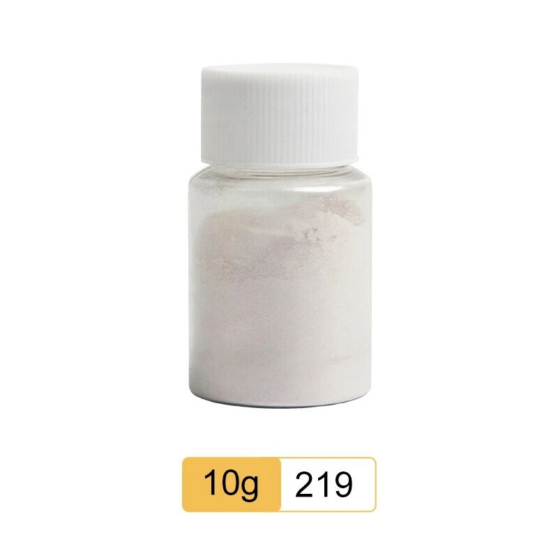 Polvo de Mica perlada para fabricación de jabón, pigmento de perla, resina epoxi, joyería artesanal, 10g/botella
