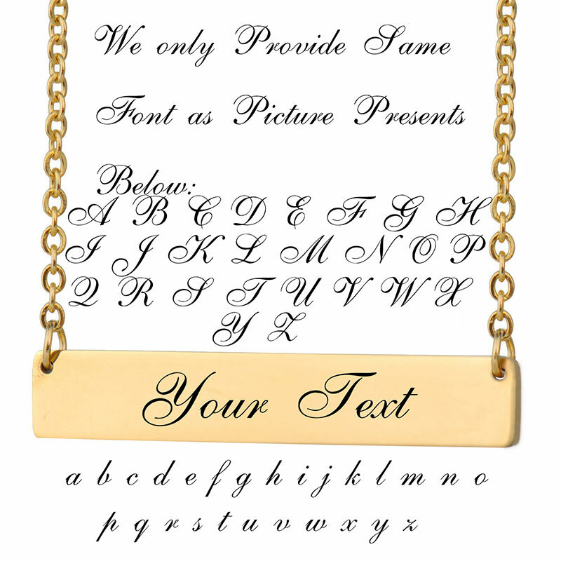 Ожерелье на заказ с именной табличкой женское имя аалона бар кулон ювелирные изделия для лучших друзей подарки на день рождения нержавеюща...