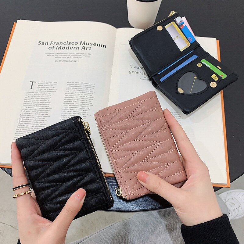 Women's Wallet Black Luxury Wallet Card Holder Coin Wallet Women Coin Purses Luxury Woman Wallet