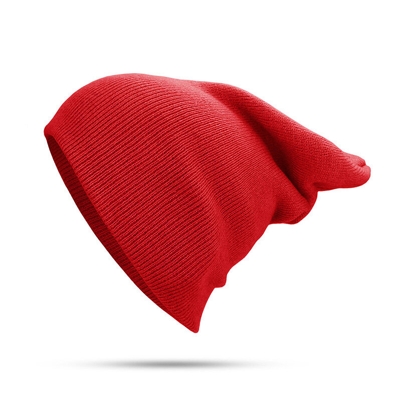 Topi Musim Dingin untuk Wanita Topi Kupluk Rajut Baru Warna Polos Topi Uniseks Topi Pelaut Kupluk Luar Ruangan Hangat Anak Laki-laki Perempuan Topi Pendek Navy Retro