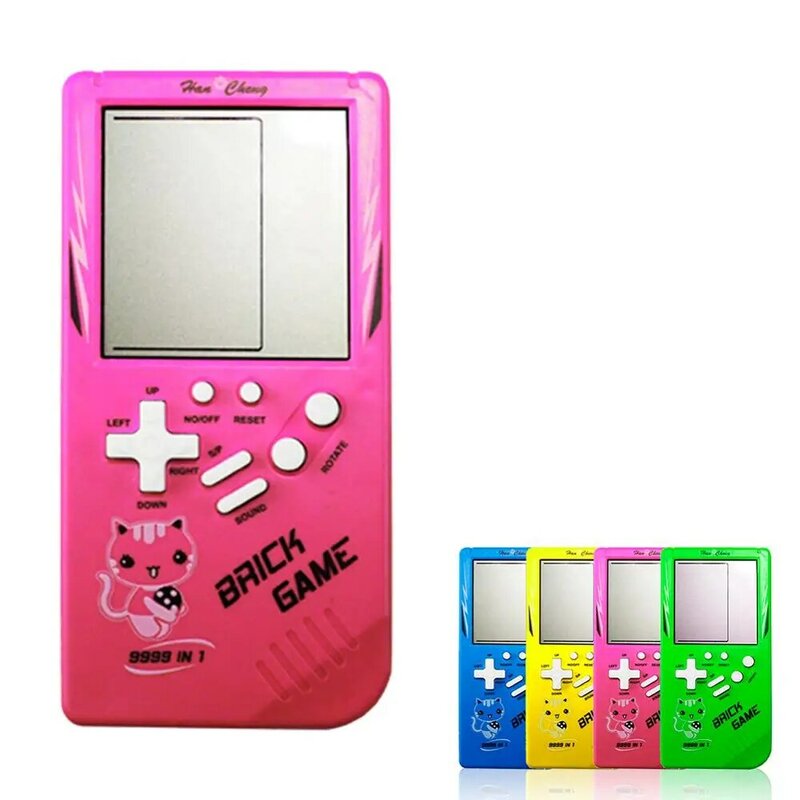 Классическая игровая консоль Tetris, портативная мини-детская портативная игровая консоль, мини-игровая консоль, мини-игры, игровые приставки