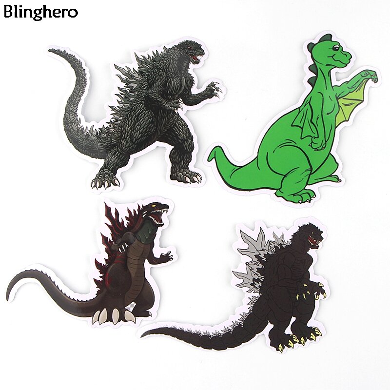 Blinghero Dinosaurier Aufkleber 37 Teile/satz Horror Aufkleber Schreibwaren Aufkleber Laptop Auto Aufkleber Kühlen Decals Büro Liefern BH0070